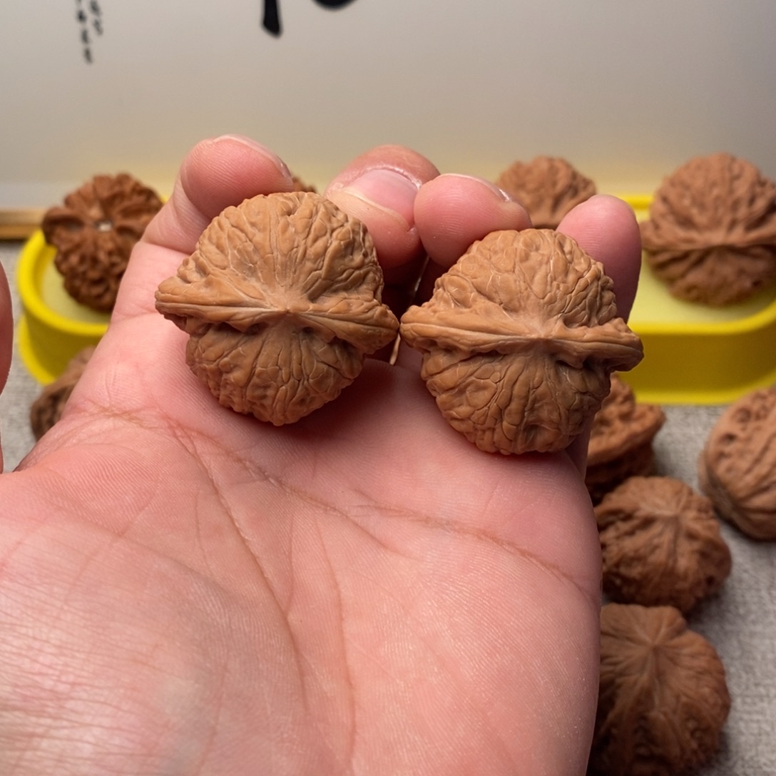 吊坠文玩核桃37乾隆磨盘