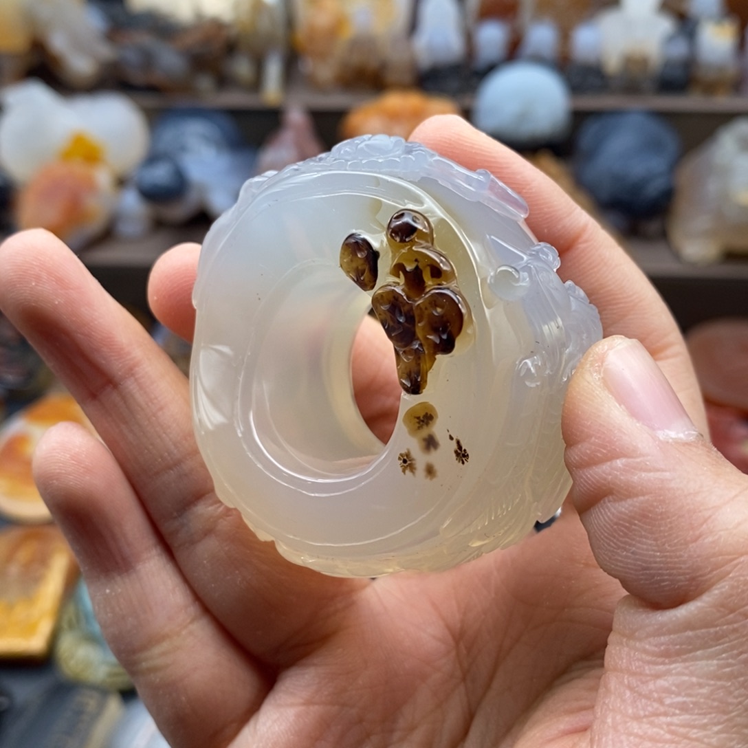 未镶嵌吊坠(不含链)玛瑙/玉髓