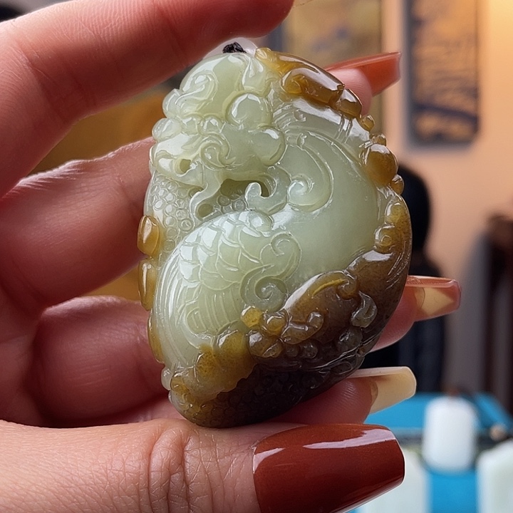 和田玉颈饰未镶嵌