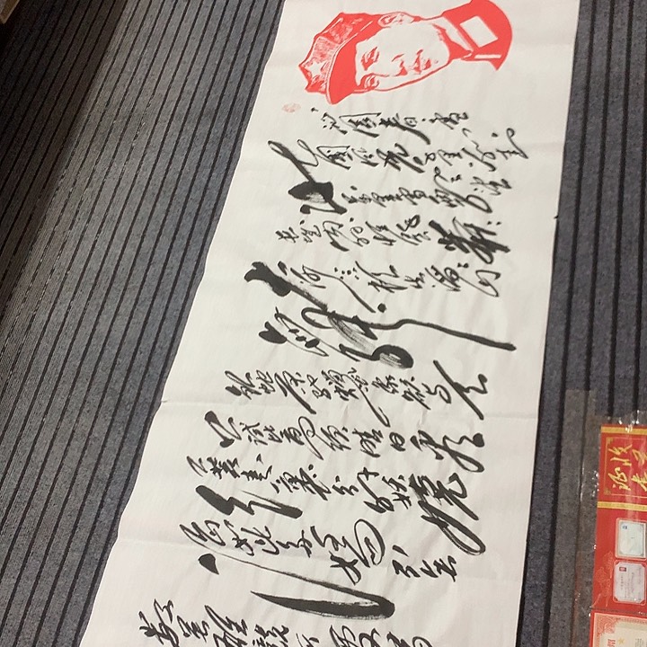 书法冯伟老师头像雪