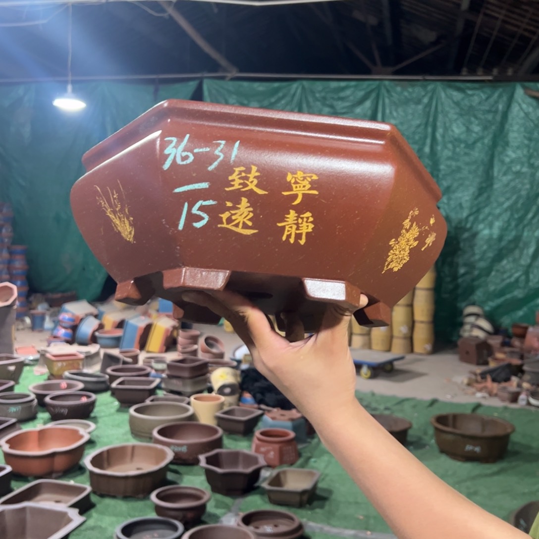 紫砂花盆紫砂花盆