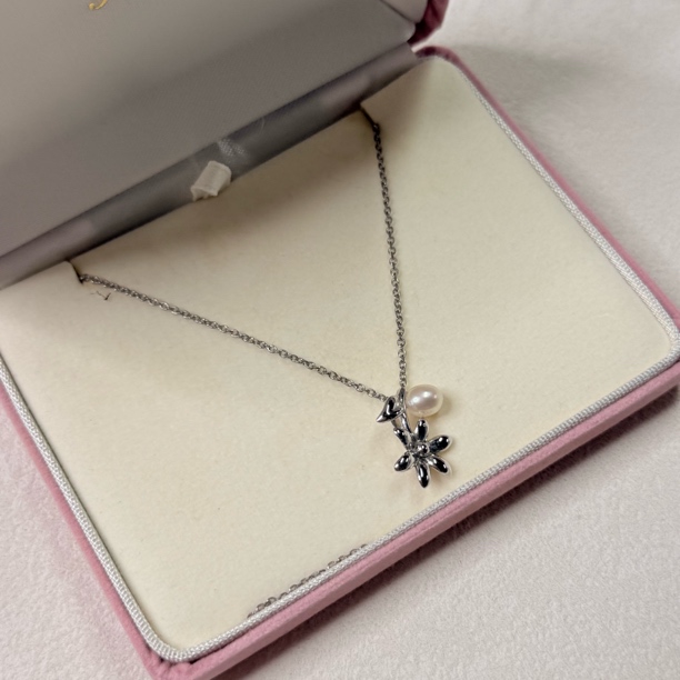 【六六中古】孤品简约淡水珍珠项链ew2371链长38-42