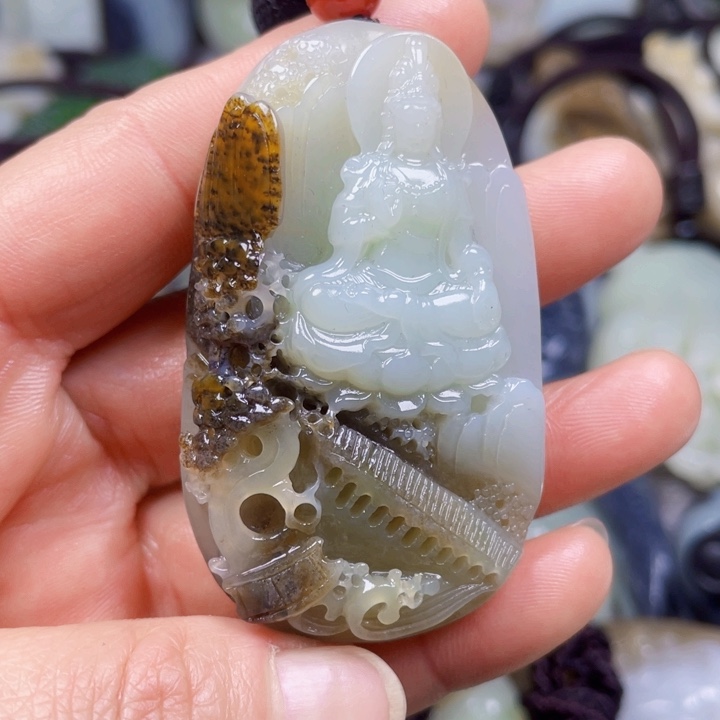 和田玉挂件未镶嵌