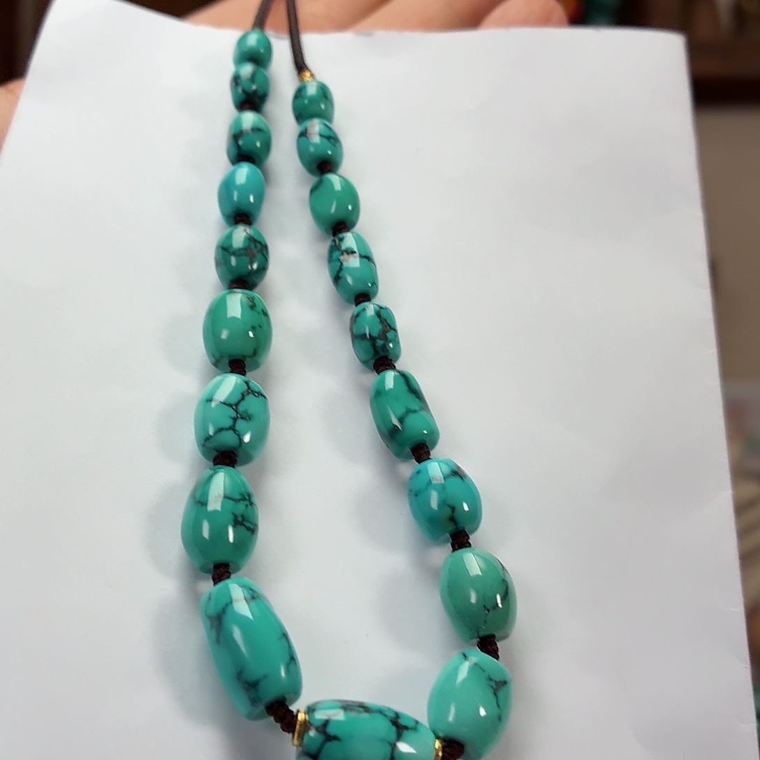 未镶嵌绿松石珠宝奇石