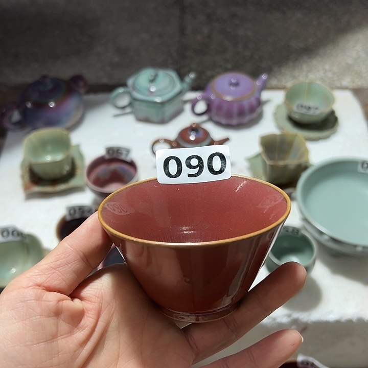 瓷摆件手工拉胚杯子