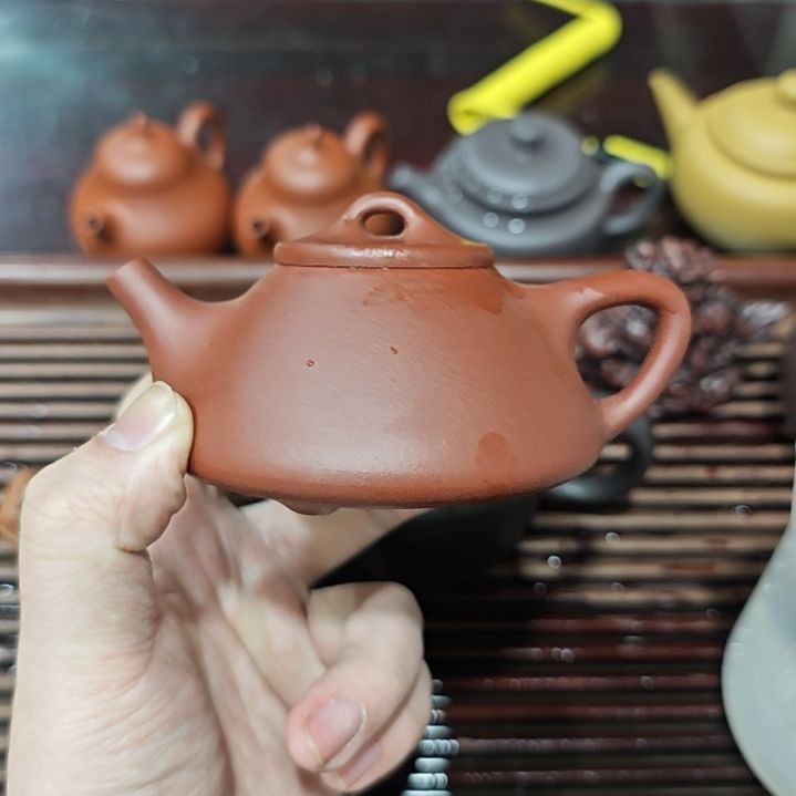 紫砂茶壶红皮龙子冶150cc