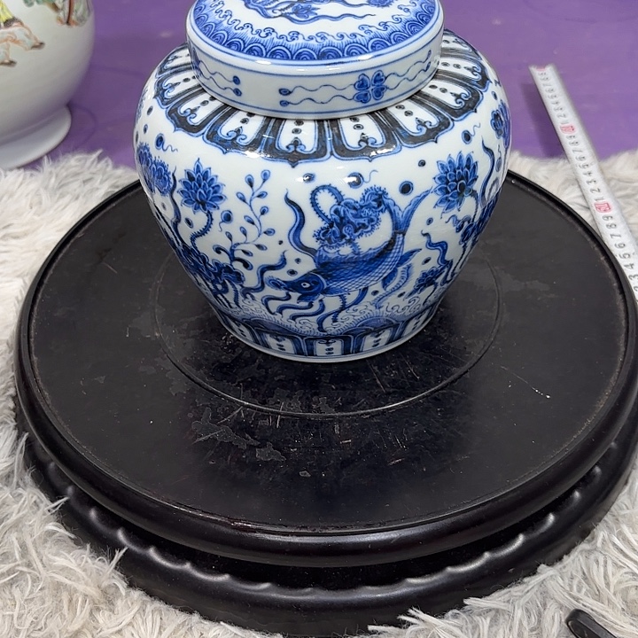 般***心摆件青花罐3333366666777