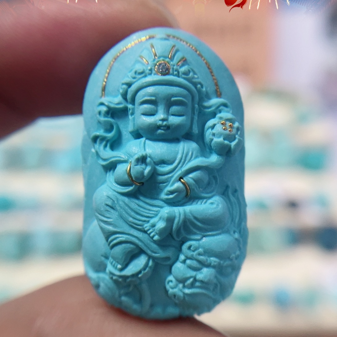 绿松石配饰未镶嵌