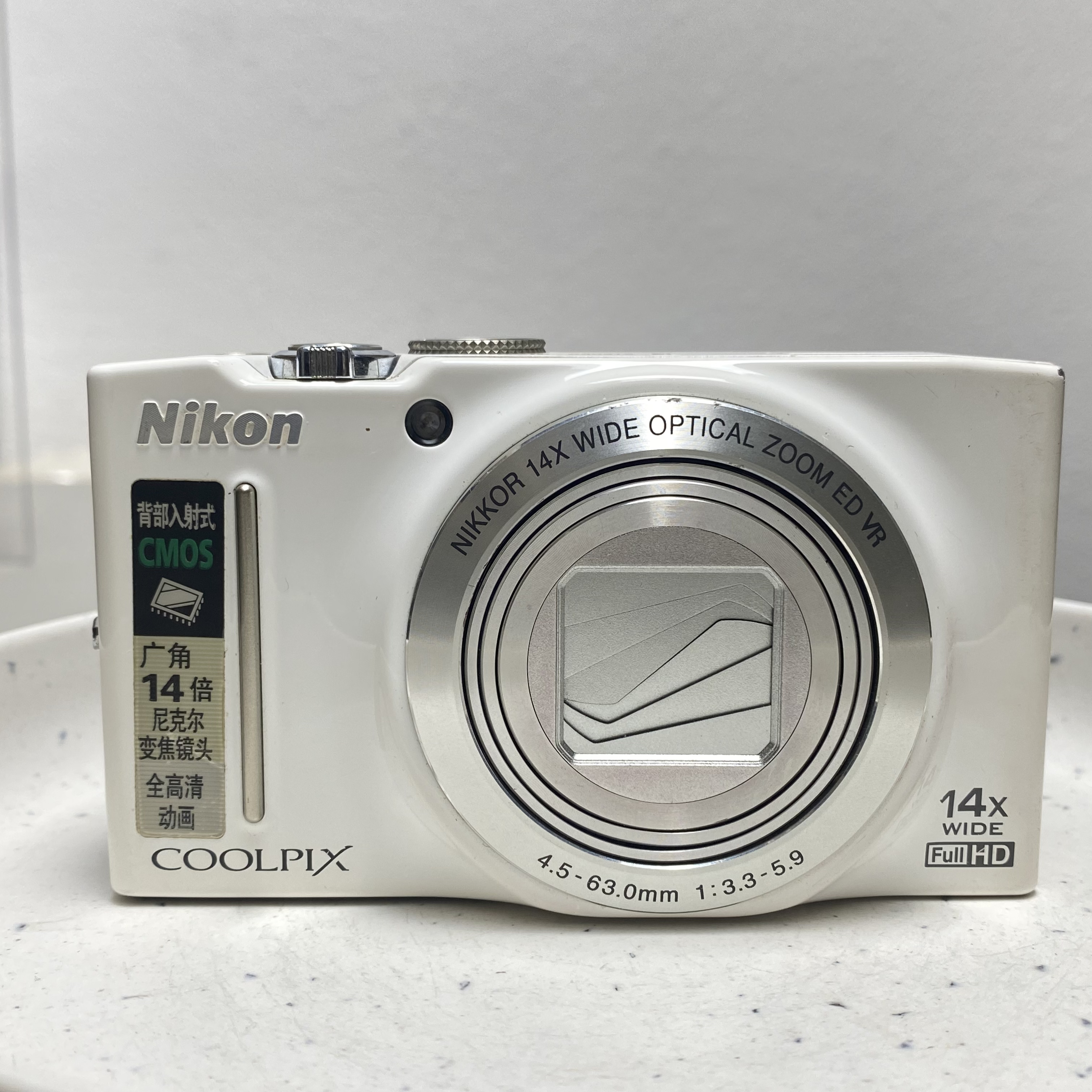 9新 Nikon/尼康 尼康S8200镜头轻微一条划痕1600万像素ccd
