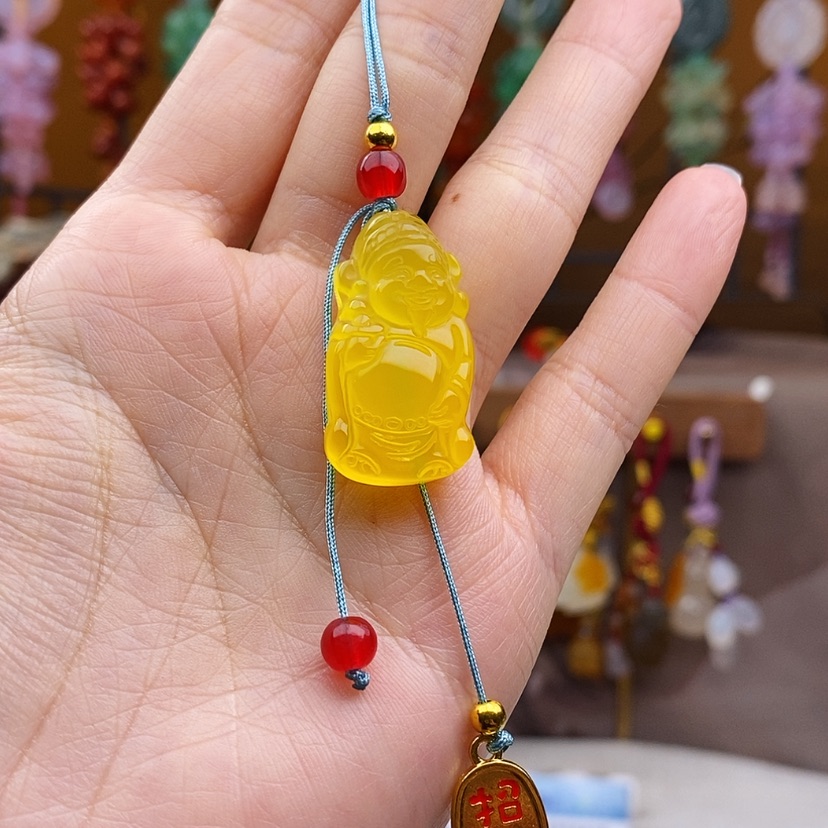 【闪购商品】玛瑙/玉髓车挂未镶嵌