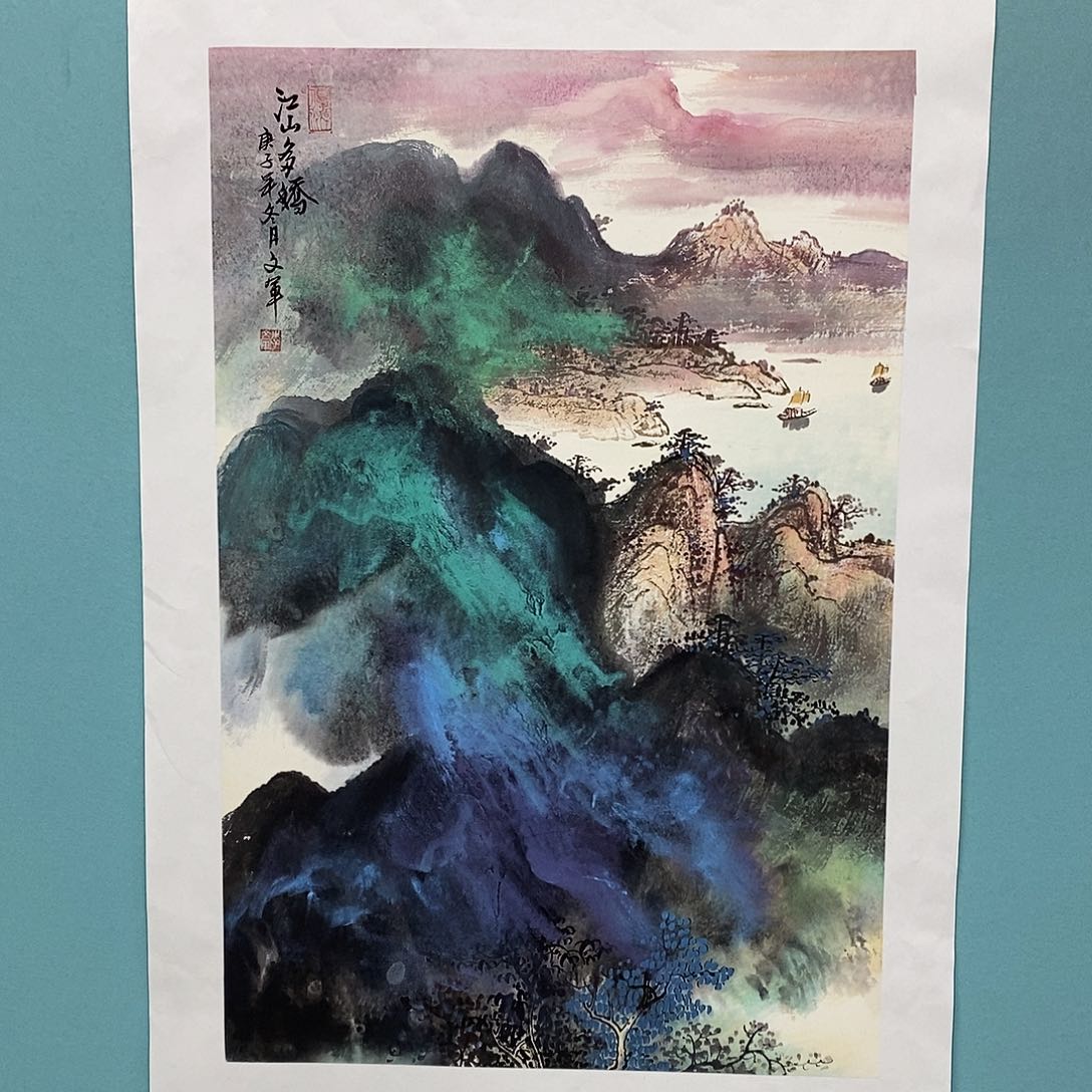 国画李文军教授作品