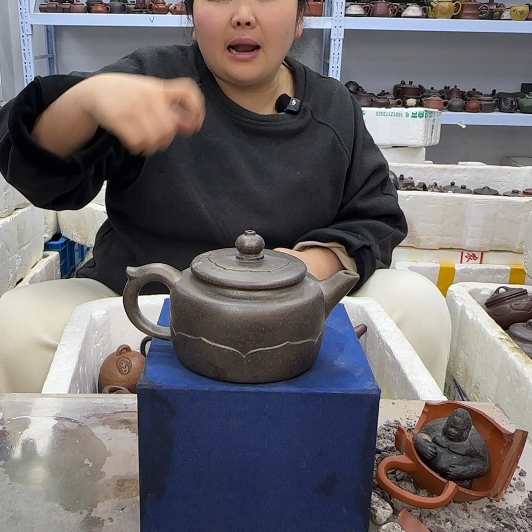 茶壶紫砂宜兴紫砂壶瑕疵处理