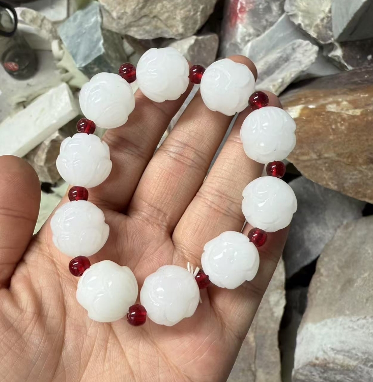 黑山料莲花手串卡16