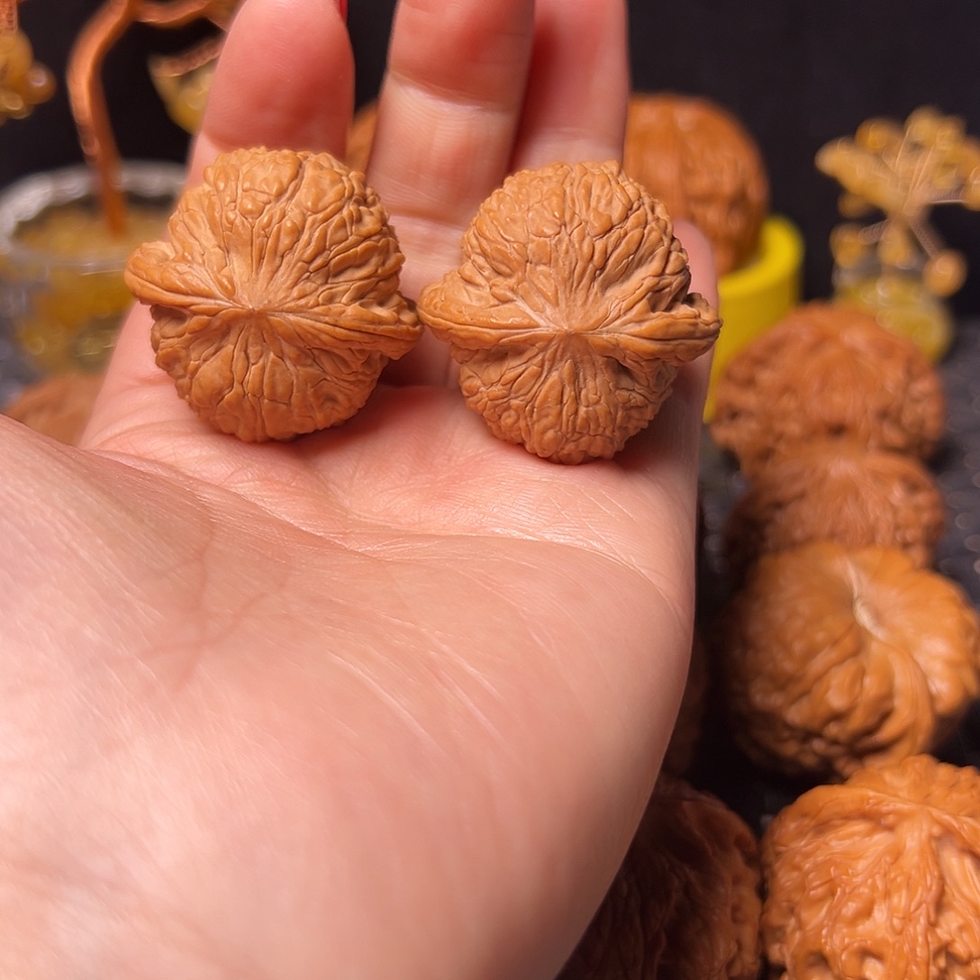 把件文玩核桃34泥鳅背全