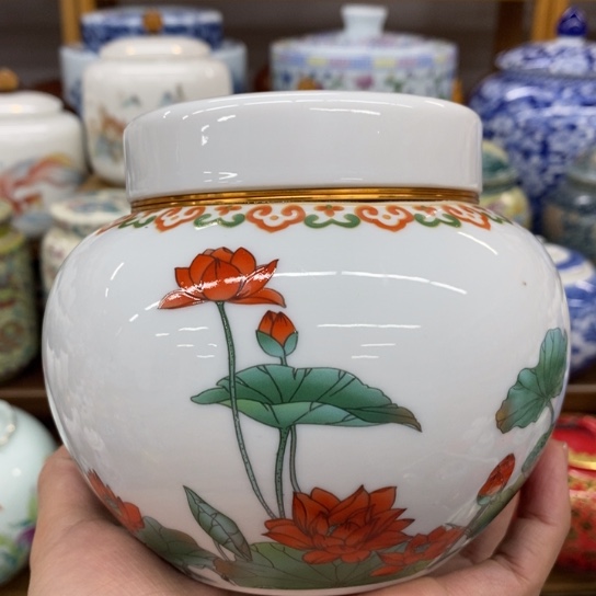 瓷片陶瓷密封罐储物罐