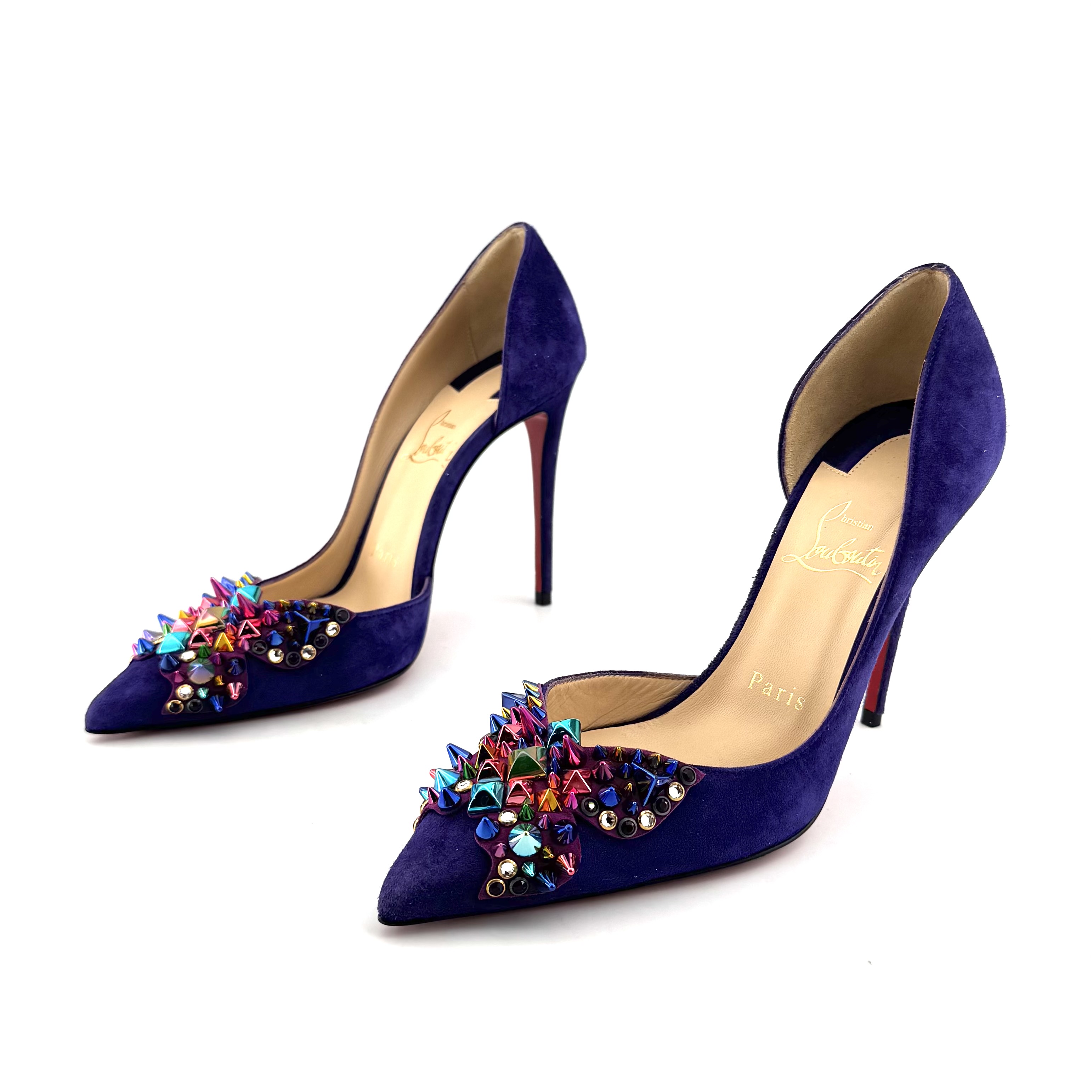 99新 Christian Louboutin/克里斯提·鲁布托 cl36.5码高跟鞋D9506