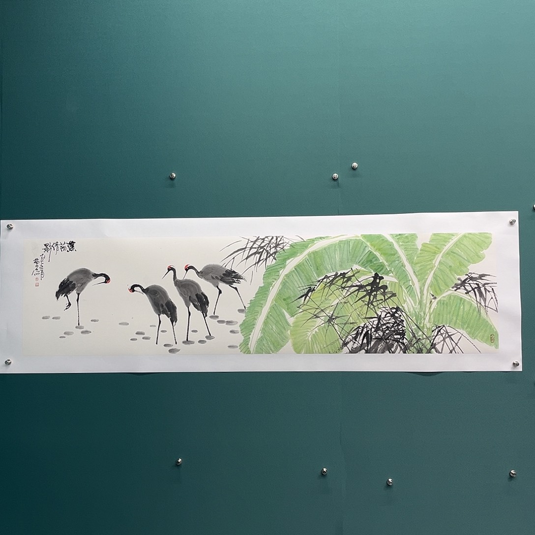 国画艺术家真人手绘