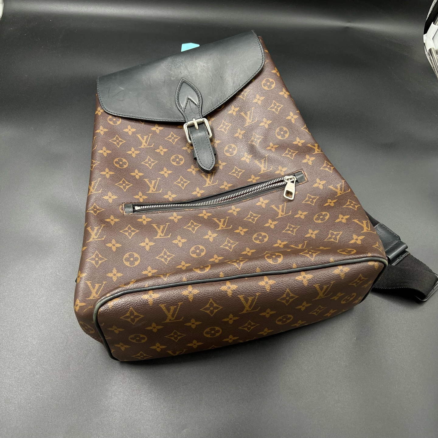 99新 LouisVuitton/路易威登 bc 老花双肩包 均码 207550