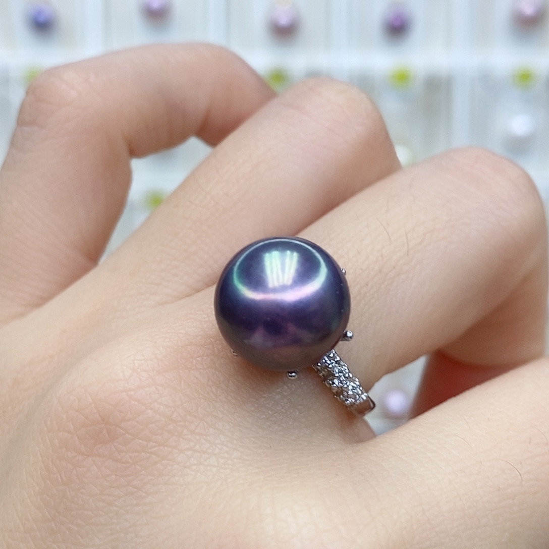 淡水珍珠颈饰银S925镶嵌