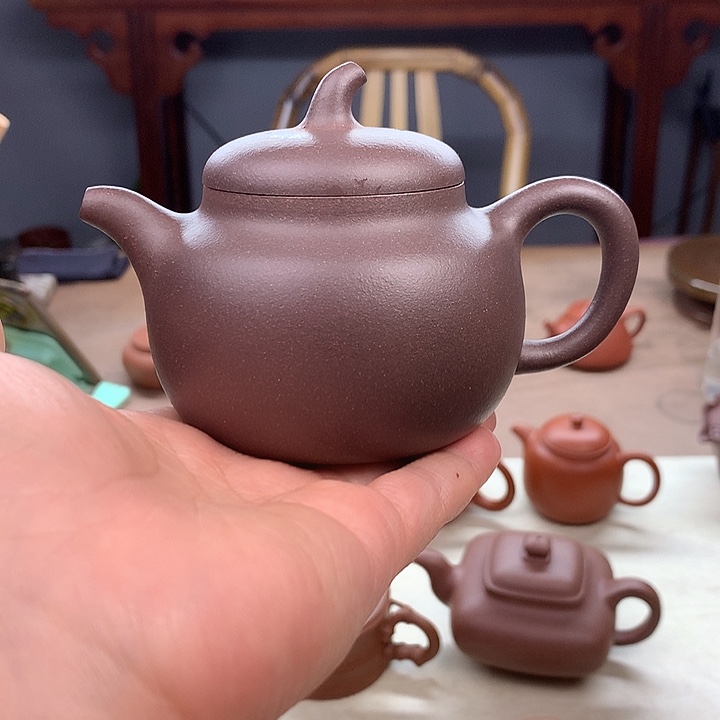 *****茶壶紫砂微瑕处理200容量天清泥
