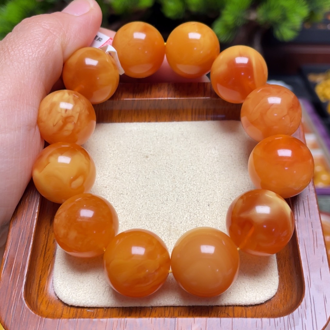 蜜蜡手链未镶嵌手串