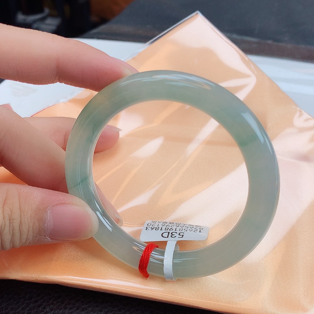 翡翠手镯未镶嵌天然缅甸翡翠A货手镯