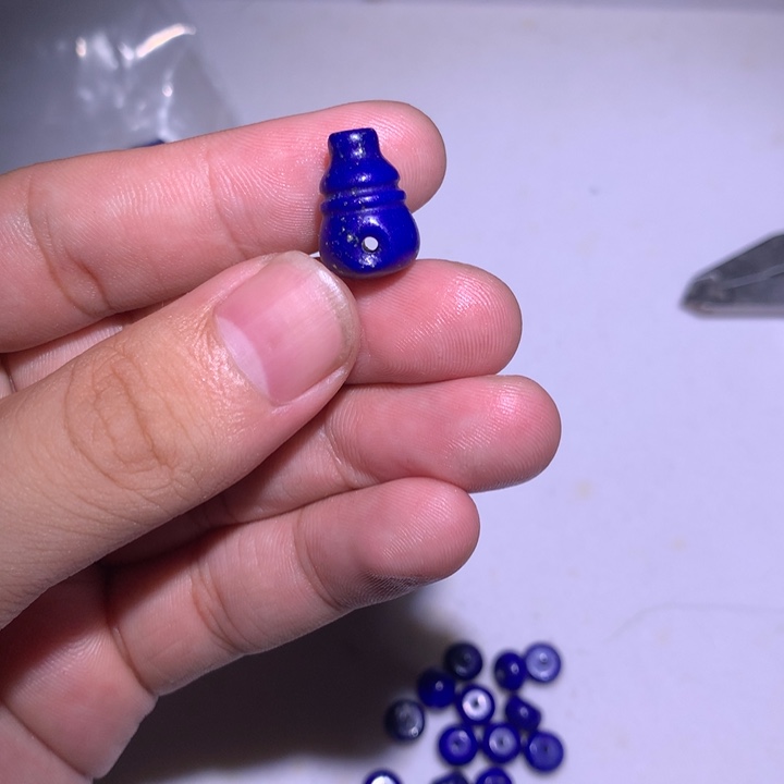 騳***青金石未镶嵌11三通