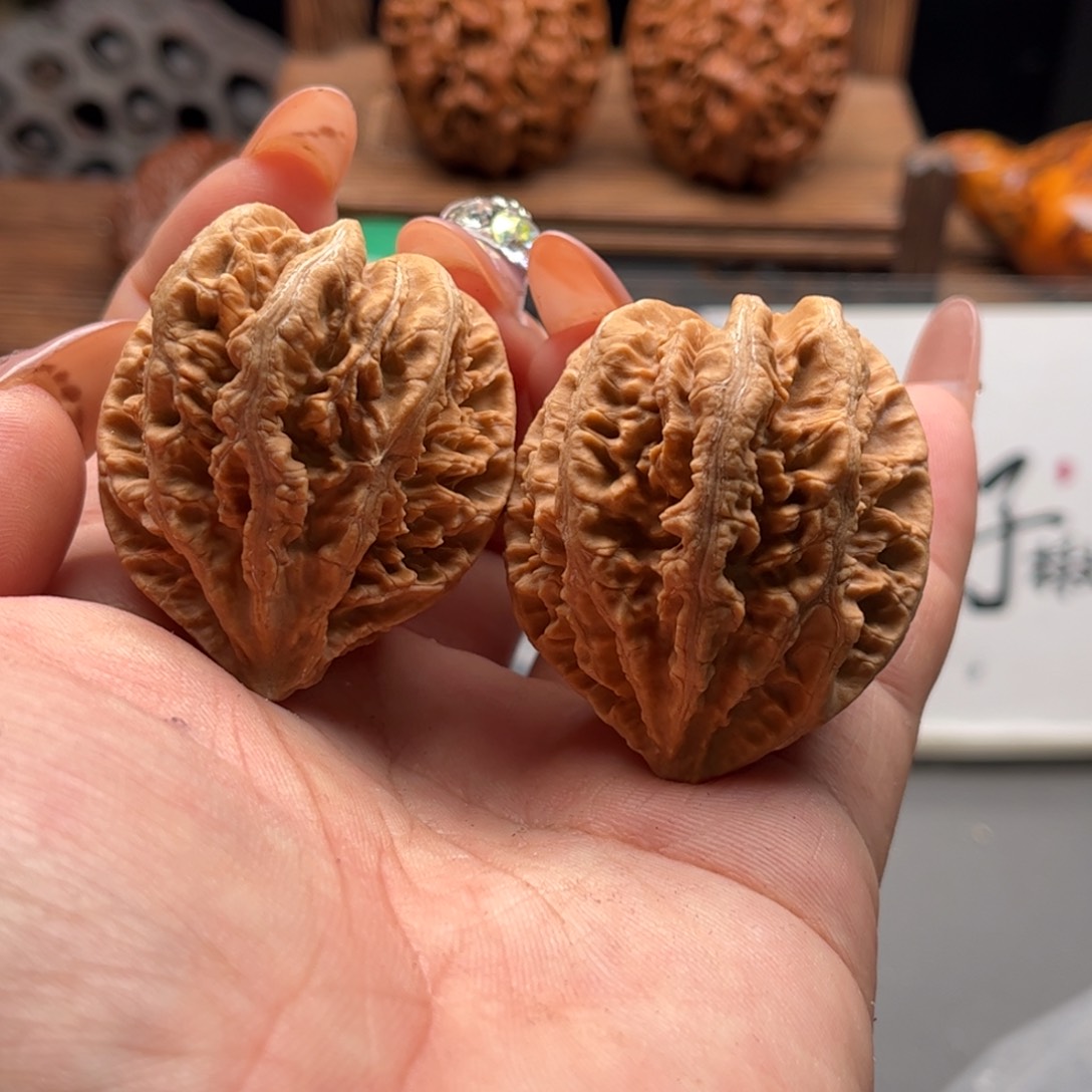 文玩核桃把件关东木子家楸大胖92