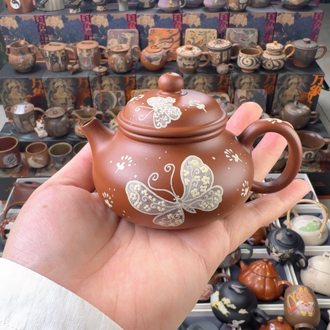 茶壶紫砂140cc原矿精工半手