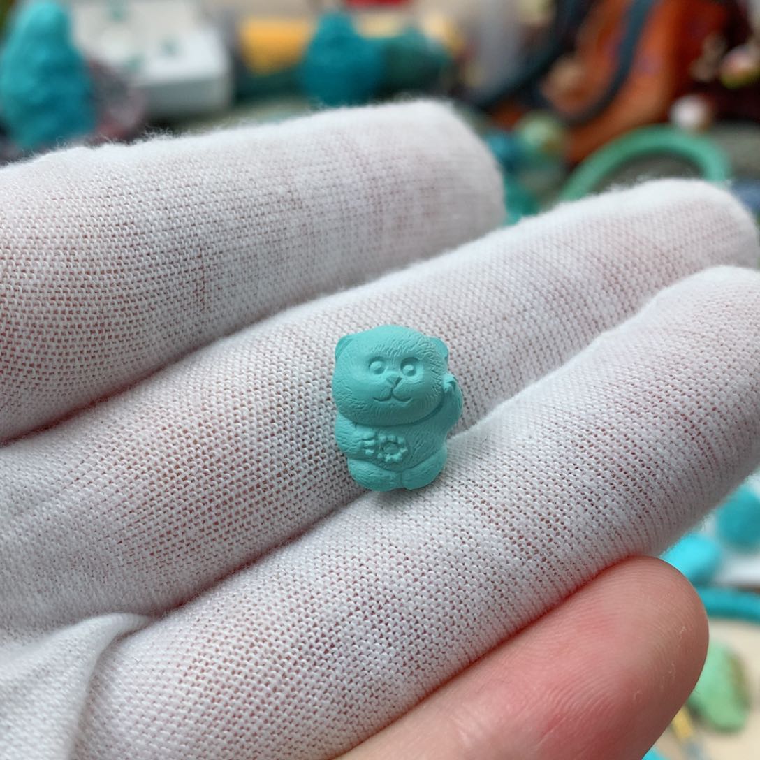 绿松石珠宝奇石未镶嵌