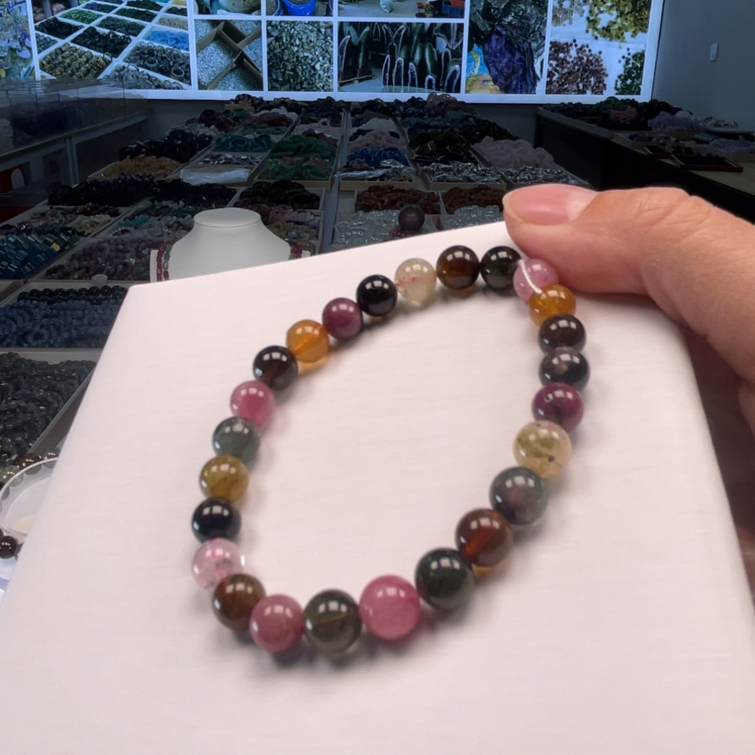 未镶嵌碧玺多样性发一