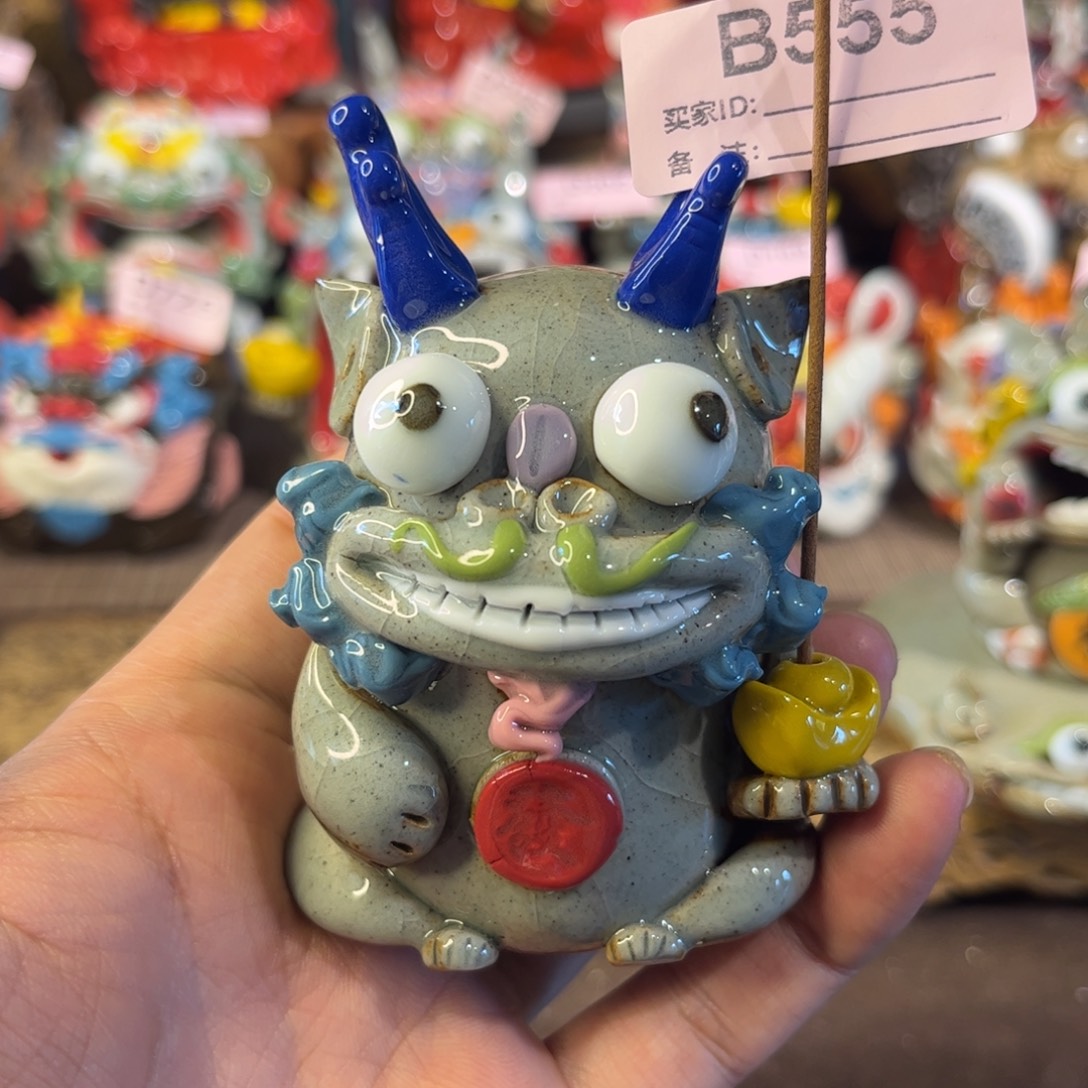 泥塑纯手工茶宠摆件