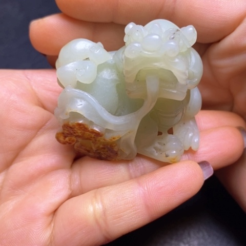 和田玉（糖玉）挂件未镶嵌