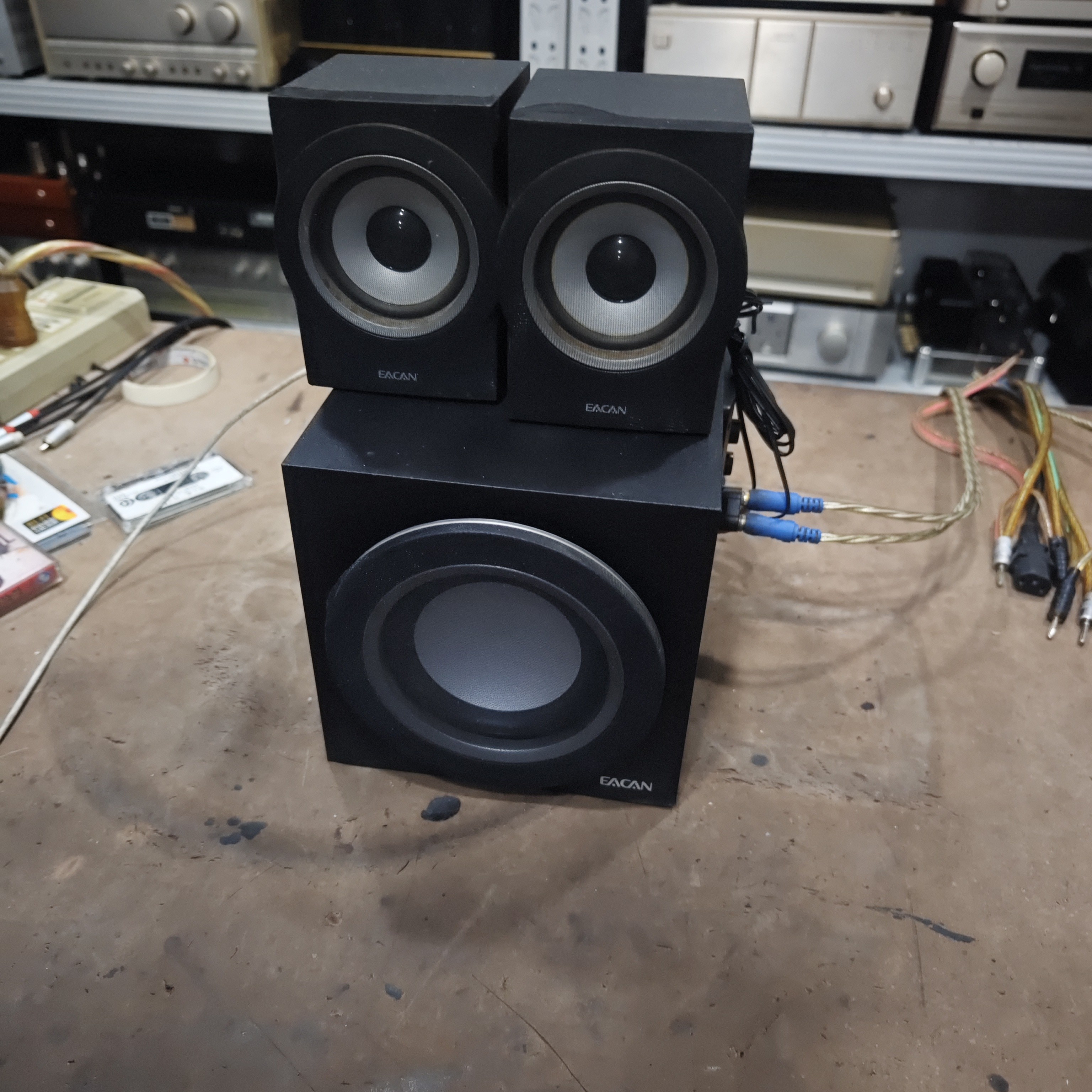 8新  盈佳有源音箱2.1正常不包邮不退换货