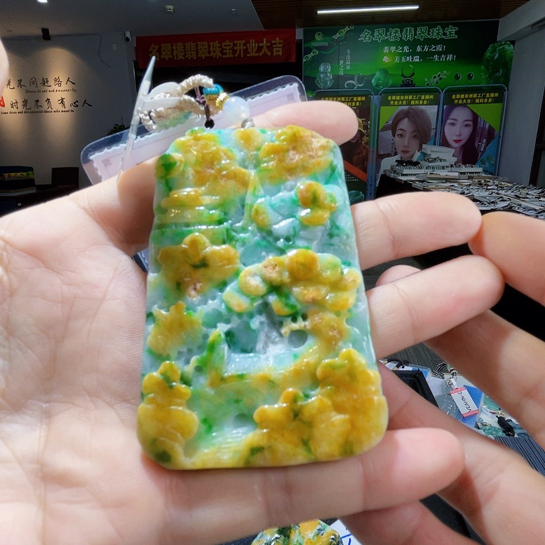 颈饰未镶嵌翡翠一