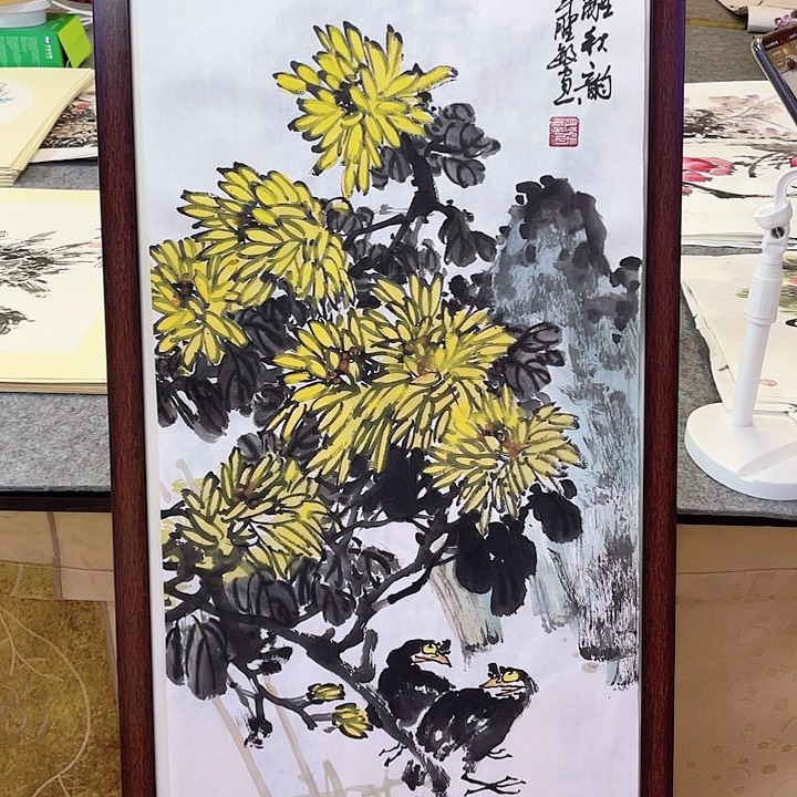 国画张圣敏先生纯手绘作品