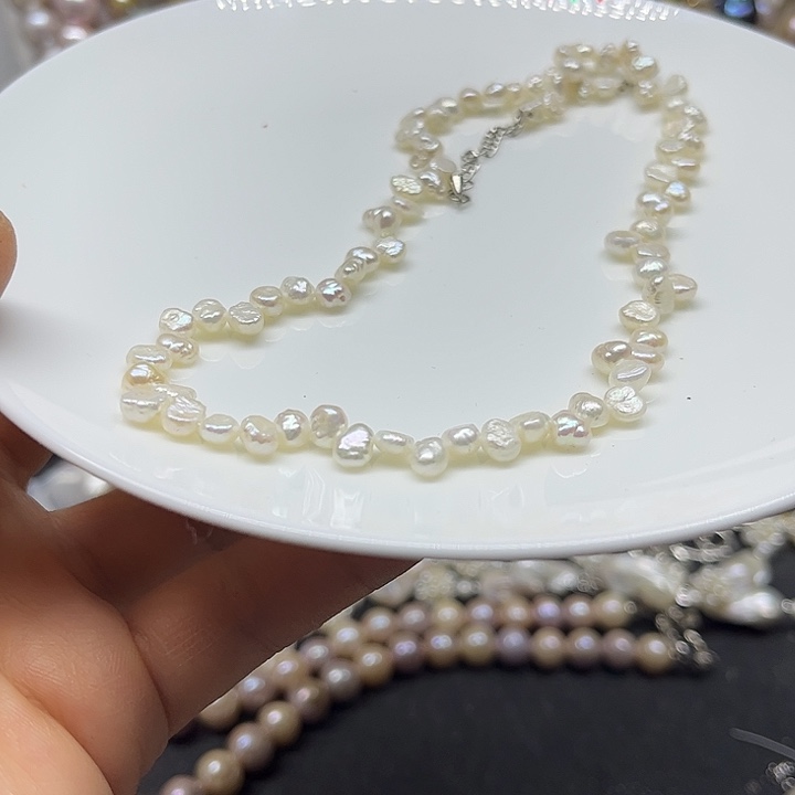 淡水珍珠未镶嵌颈饰