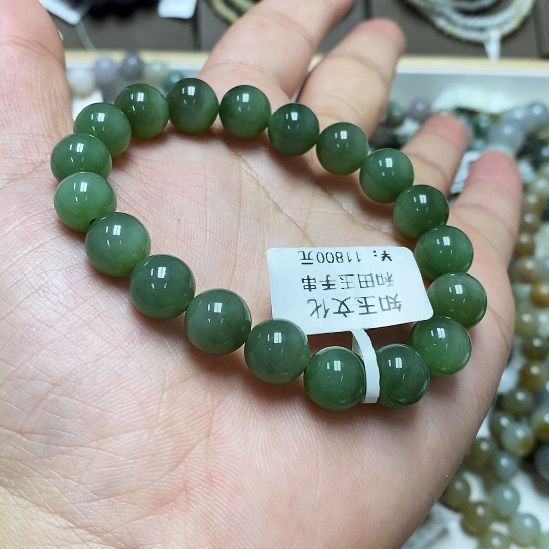 和田玉手链未镶嵌