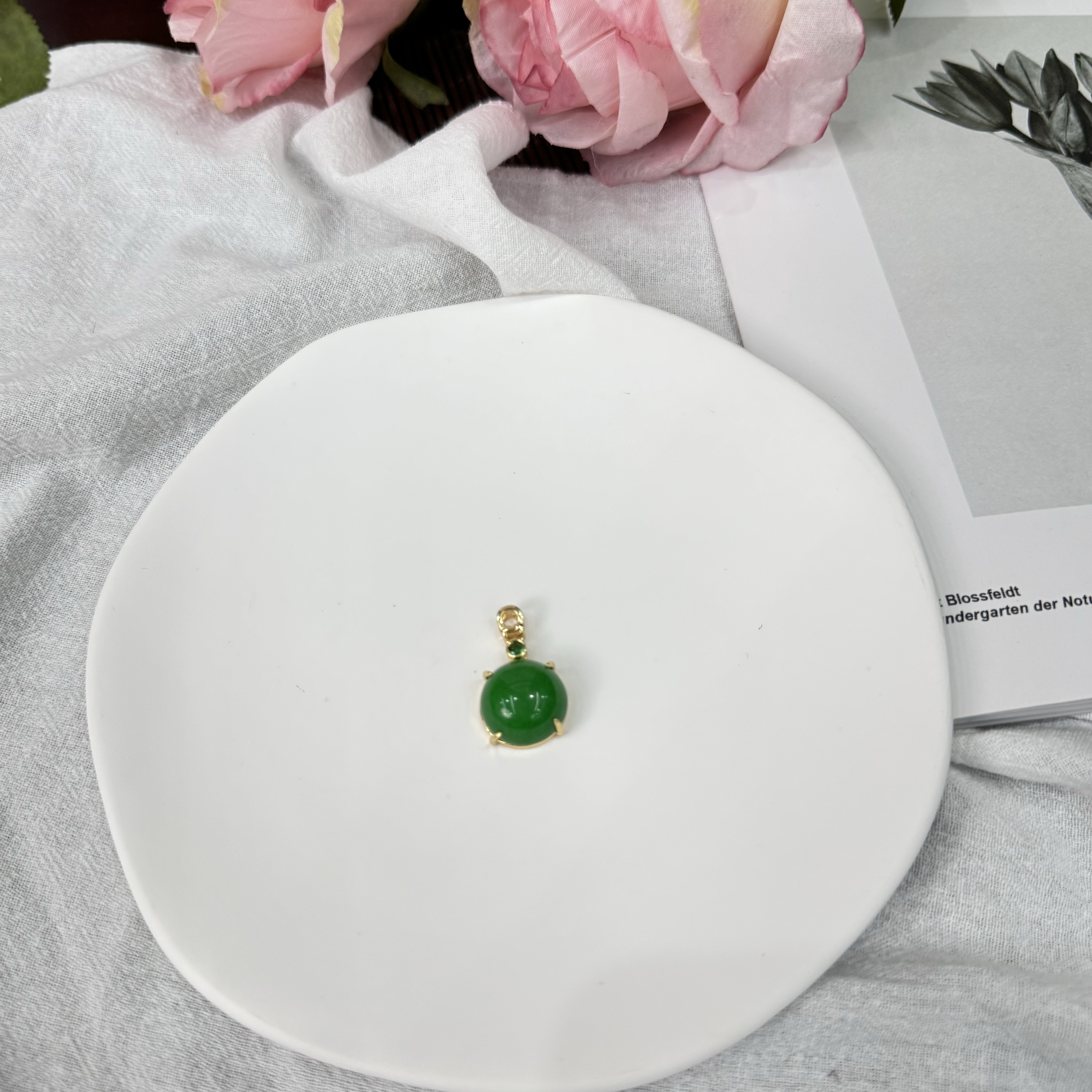 高定珠宝翡翠吊坠RX780S038