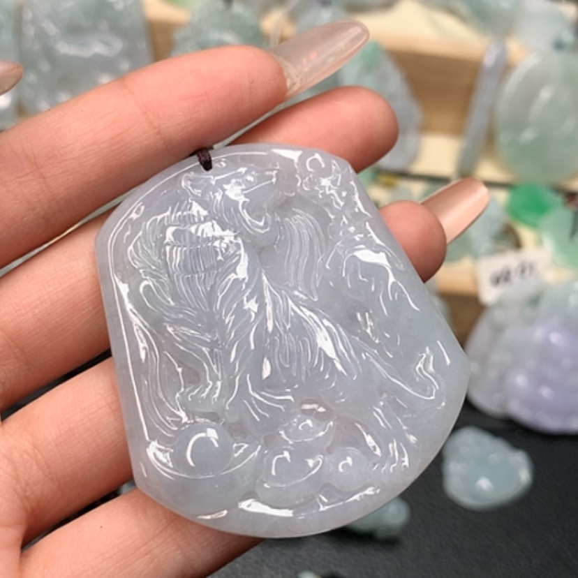 【闪购商品】翡翠颈饰未镶嵌生肖虎牌吊坠