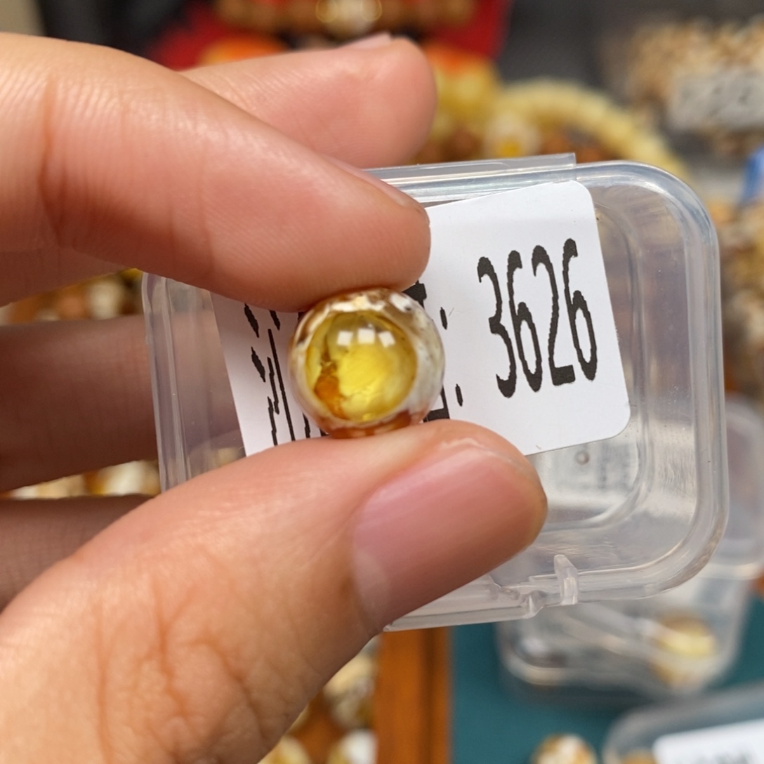 蜜蜡未镶嵌珠宝奇石3626