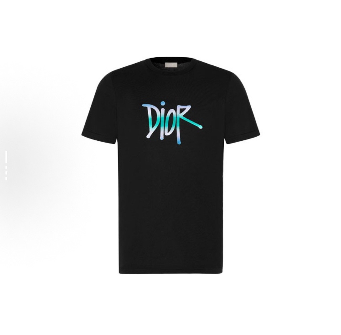 99新 DIOR/迪奥 Stussy联名渐变多色刺绣 Logo 短袖 S