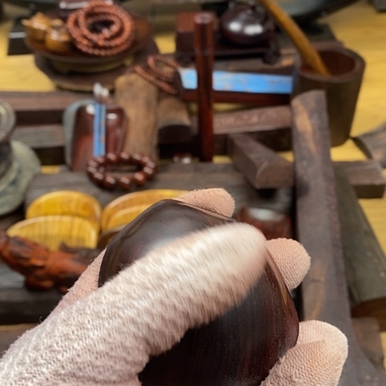 大***袍檀香木印度小叶紫檀木