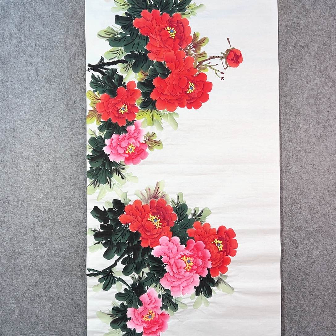 国画636 牡丹花盛开时最美丽