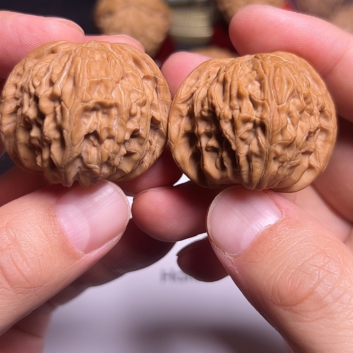 文玩核桃把件山**鱼磨盘41尺