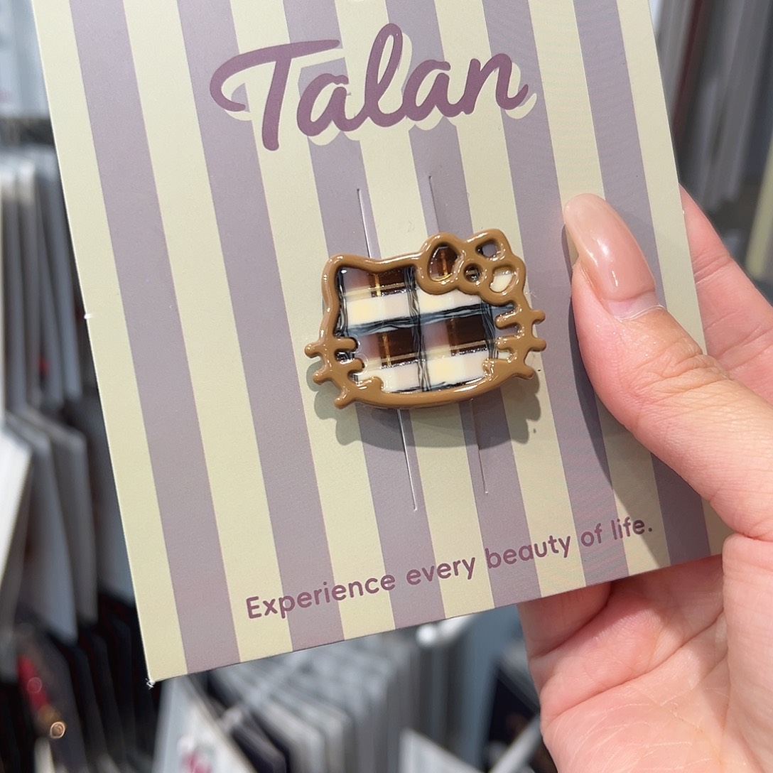 布艺铁合金猫猫鸭夹