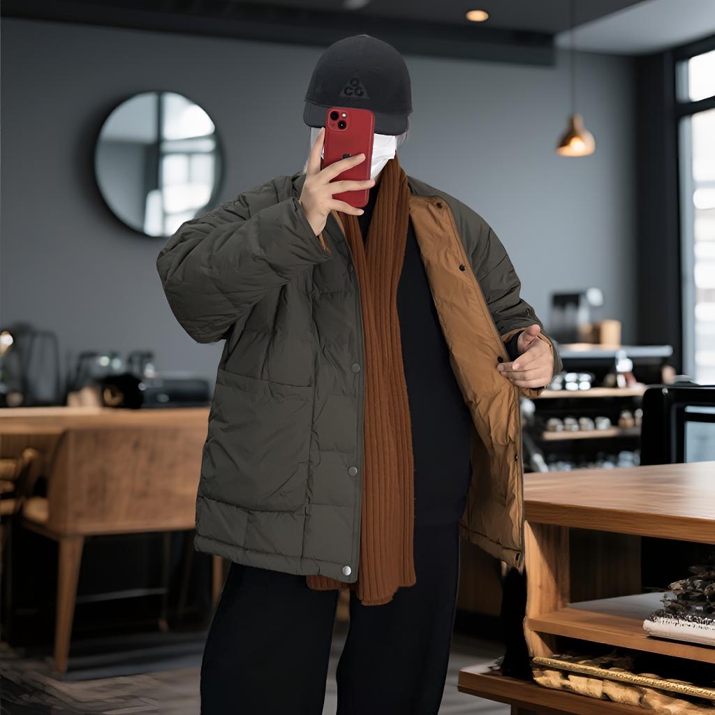 次仁卓嘎服装柜台༽新款高品质时尚百搭宽松加厚外套➖9902