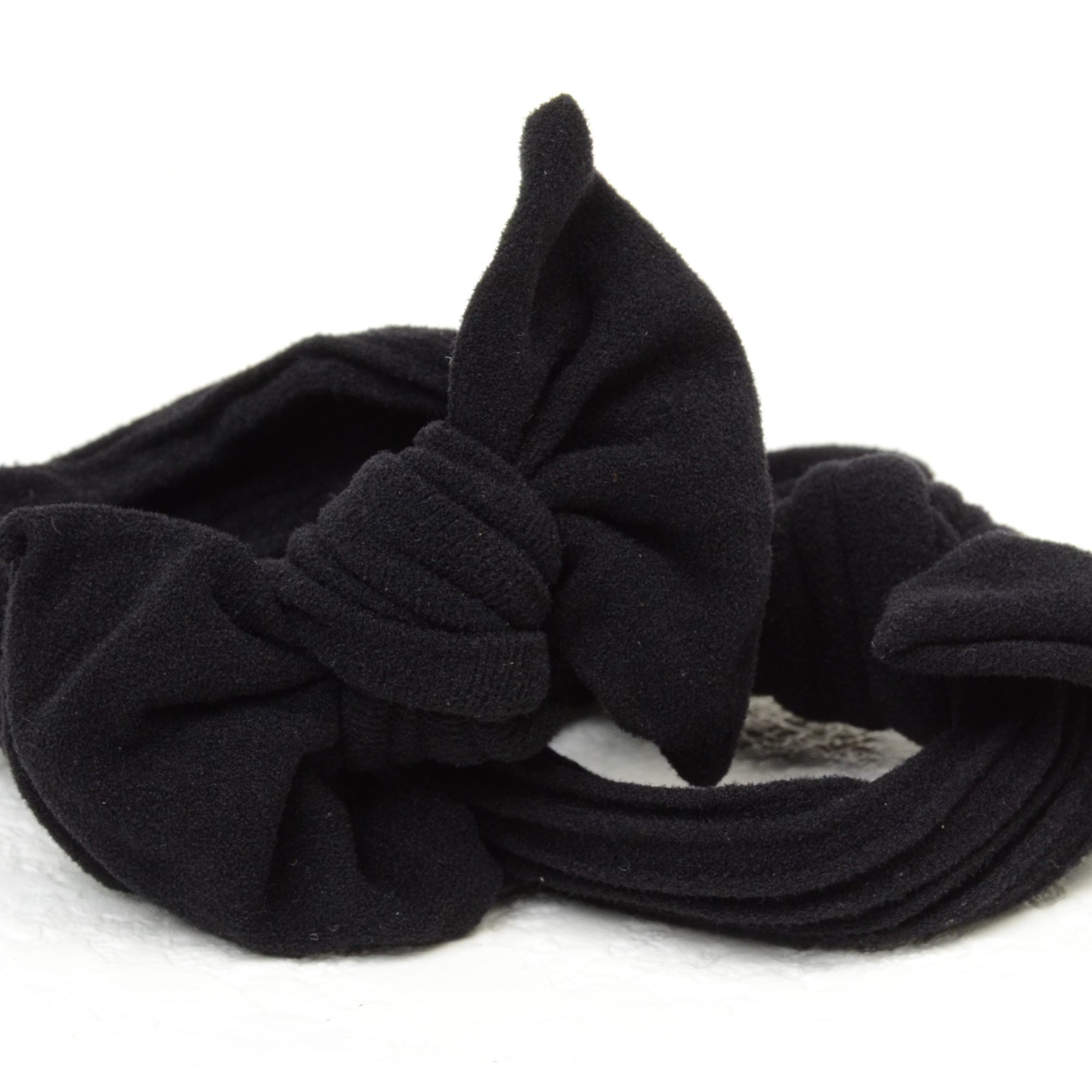 【马添顺意】哑光黑蝴蝶结发圈