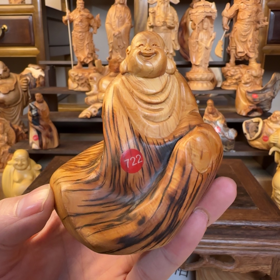 崖柏小木匠艺雕一物一拍