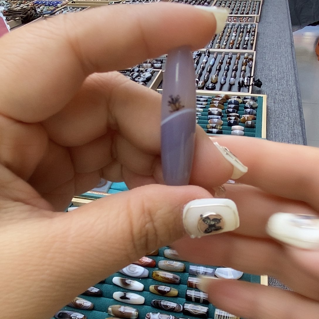 玛瑙/玉髓合金颈饰